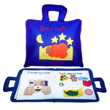 Load image into Gallery viewer, Bed Time Cloth Book