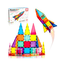 Load image into Gallery viewer, Picasso Tiles - Rocket Set with Window &amp; Door (36pcs)
