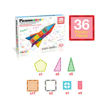 Load image into Gallery viewer, Picasso Tiles - Rocket Set with Window &amp; Door (36pcs)
