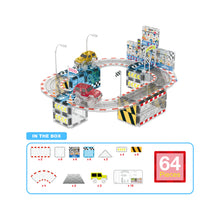 Load image into Gallery viewer, Picasso Tiles - Race Car Stadium Set with 2 Cars
