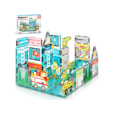 Load image into Gallery viewer, Picasso Tiles - Metro City Set with 8 Vehicles
