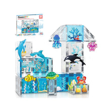 Load image into Gallery viewer, Picasso Tiles - Aquarium &amp; Marine Set with 8 Action Figures
